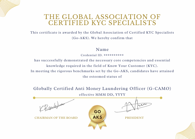 G-CAMO Certification